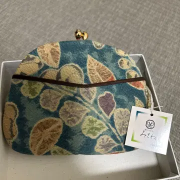 레트로 가마구치 지갑 동전 지갑 일본 정통의상 소품 염색