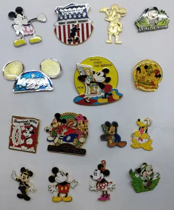 미키마우스 핀 배지 세트