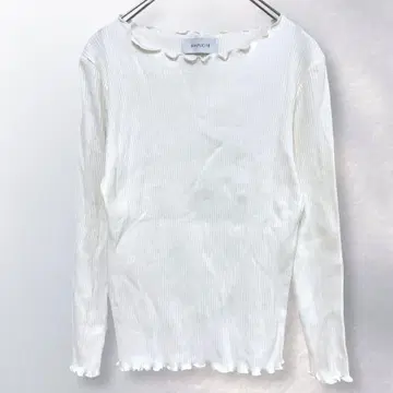 심플리시떼 리브 티셔츠 메로우 심플 무지 [ i610