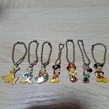 디즈니 캐릭터 키링 7개 세트