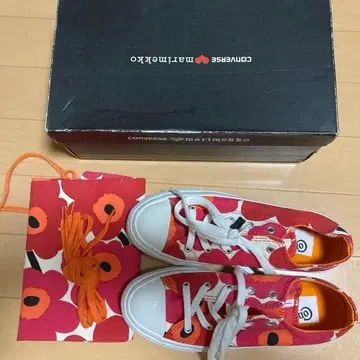 마리메꼬 스니커즈 우니코 레드 23cm