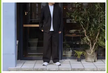 AURALEE/ FINX HARD TWIST GABARDINE 셋업