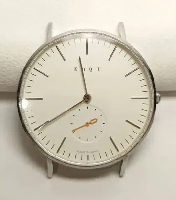 knot 노트 시계 CS36 아이보리 남녀 공용 작동