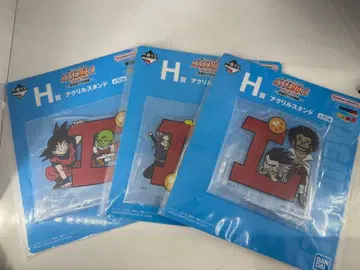 제일복권 드래곤볼 어셈블 컬렉션 아크릴 스탠드 3개 세트