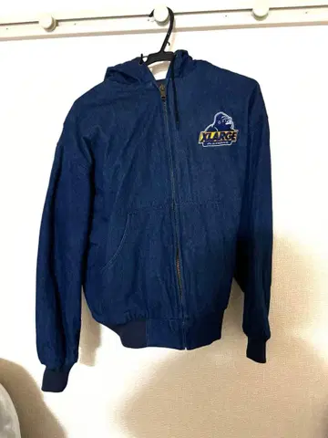 XLARGE 네이비 후드 부착 점퍼 M