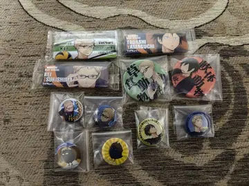 하이큐!! 츠키시마 케이 야마구치 타다시 캔뱃지 세트