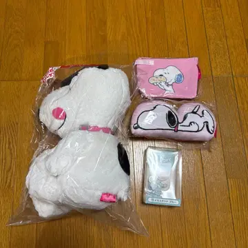 새상품! 스누피 복권 라스트 원 4세트