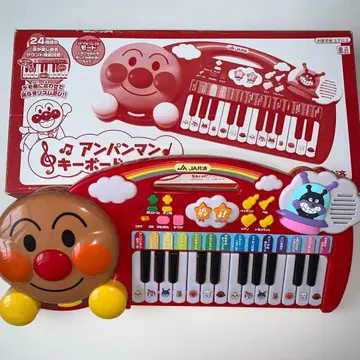 호빵맨 전자 피아노 박스 포함