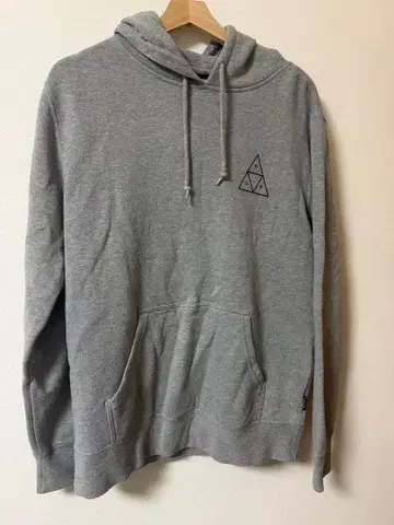 HUF 그레이 후드티