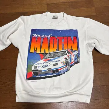 초레어 80s ONEITA 마크 마틴 NASCAR 맨투맨