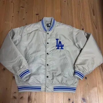 NEW ERA 뉴에라 다저스 바시티 자켓 베이지 M