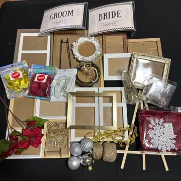 웰컴 스페이스 결혼식 장식 소재 세트