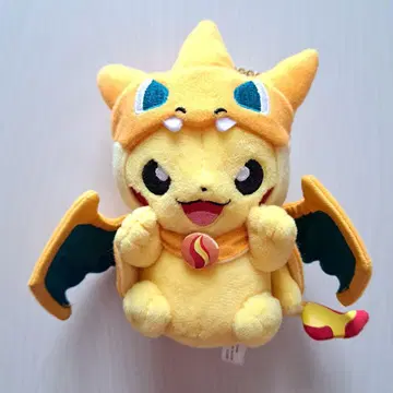 포켓몬 센터 메가 리자몽 피카츄 마스코트