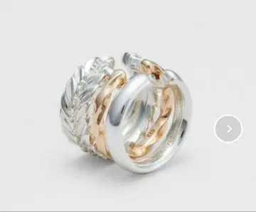 agete 실버 K10 이어커프 세트