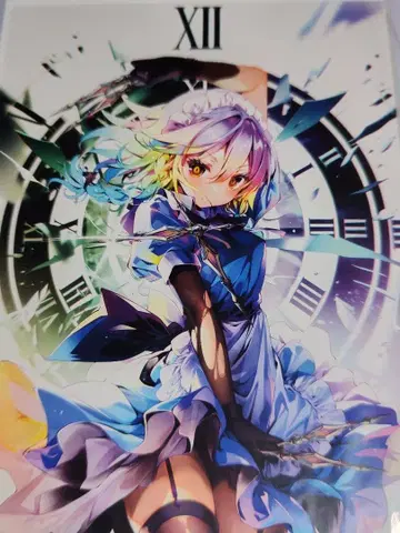 동방 Project 캐릭터 파인그래프 A4 액자 포함