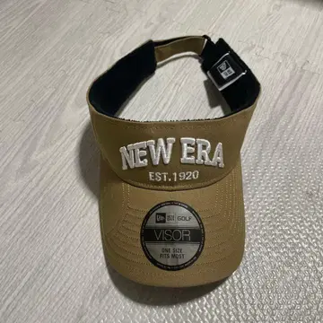 NEW ERA 골프 바이저 베이지