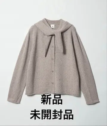 새상품 6(ROKU) 울 후드 니트 가디건