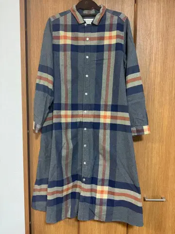 BEAMS BOY 체크 무늬 셔츠 원피스