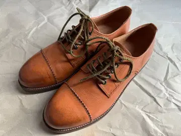 파드로네 PADRONE 가죽 신발 카멜 41