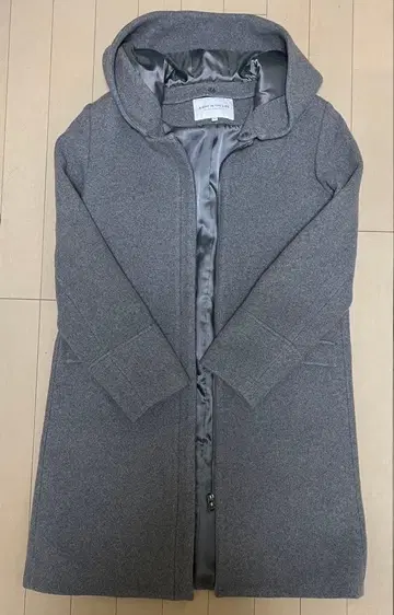 유나이티드 애로우즈 LTD 후드 부착 그레이 코트