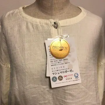 우치노 마쉬멜로우 거즈 여성용 M 사이즈 긴팔