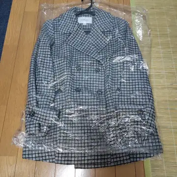 질 스튜어트 건 체크 코트 M