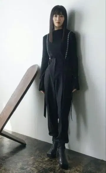 andrea&co CHAIN SUSPENDER JOGGER PANTS