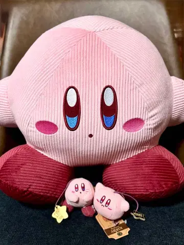 커비 코듀로이 봉제 인형 세트