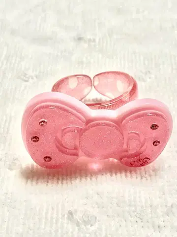 앙제릭 프리티 헬로키티 콜라보 반지 핑크