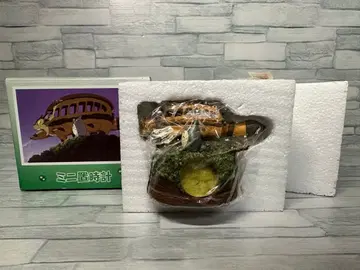 토토로 고양이 버스 디오라마 미니 탁상 시계