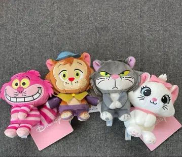 디즈니 캐릭터 마스코트 고양이의 날 Ver. 봉제 인형 4종 익명 배송