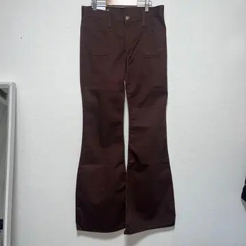 70s80s 데드스탁 BLUEWAY 벨보텀 브라운 사이즈 31