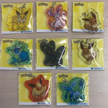 포켓몬 패밀리마트 부스터즈 아크릴 키링