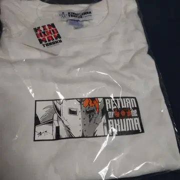 미사용 새상품 근육맨 악마장군 T셔츠 사이즈 XL