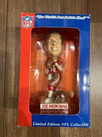 Joe Montana 보블헤드 피규어 한정판