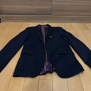 네이비 테일러드 자켓