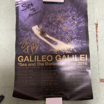 GALILEO GALILEI 2016년 투어 포스터 사인 포함