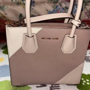 미사용품 MICHAELKORS 핑크 계열 핸드백 2way 아코디언 타입