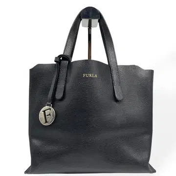 새상품급 FURLA 훌라 토트백 샐리 블랙 가죽 참