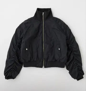 AZUL BY MOUSSY 썸홀 숏 MA-1 블랙