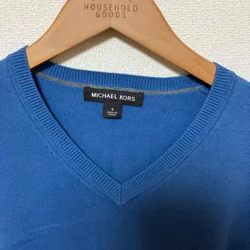 MICHAEL KORS 파랑 V넥 스웨터 S