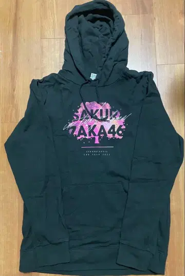 사쿠라자카46 2nd tour 후드티 블랙 XL