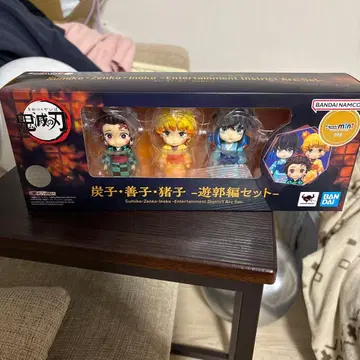 귀멸의 칼날 figuarts mini 유곽편 세트 탄자, 젠자, 이노코