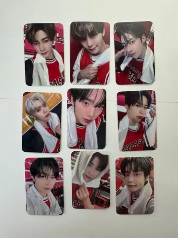 한국 ZB1 SLAM DUNK 사전녹화 트레이딩 카드 9장