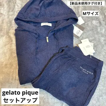 [ 택 포함 미사용 새상품 ] 젤라또피케 상하의 세트 네이비 젤라피케