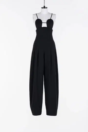 [ FETICO ] WIDE LEGGED BRA JUMPSUITS