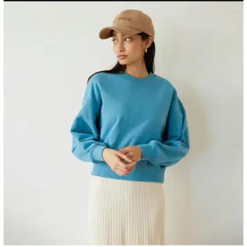 새상품 SeaRoomlynn VINTAGE 맨투맨 풀오버 터콰이즈