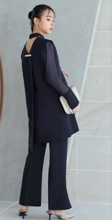 백 펄 셋업 결혼식 상의