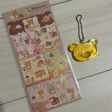 [레어] 리락쿠마 키링 & 씰 세트