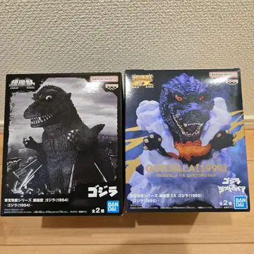 BANDAI 진좌수 고질라 피규어 세트 1954 1995